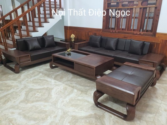 bộ sofa gỗ sồi