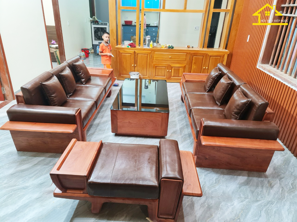 cách vệ sinh sofa gỗ 